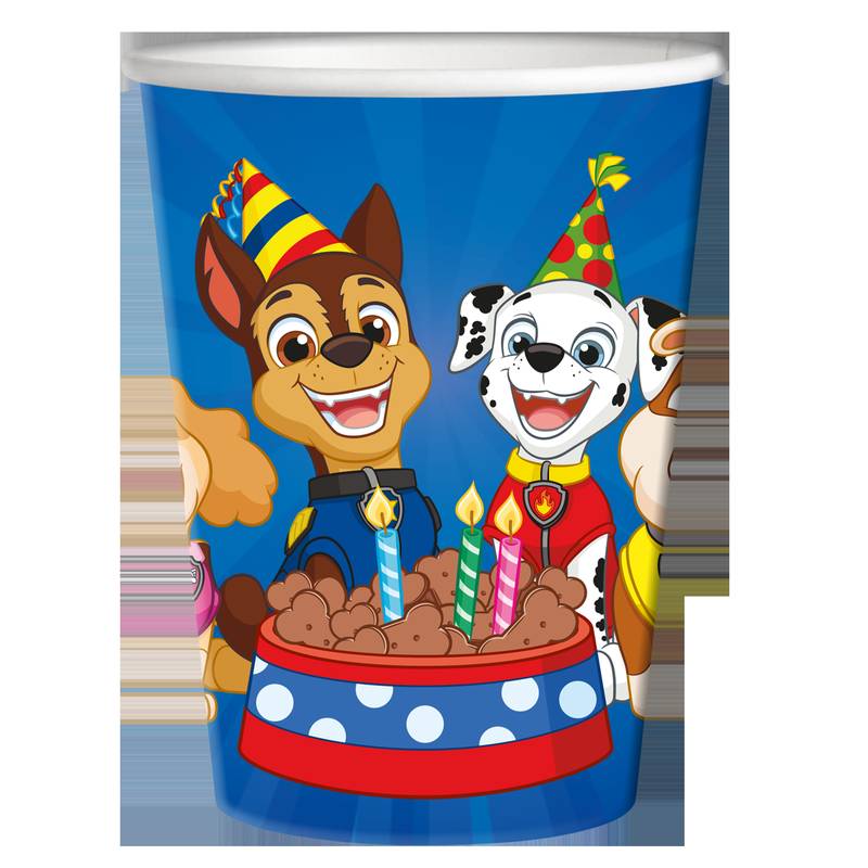 8 verres Pat' Patrouille 250 ml