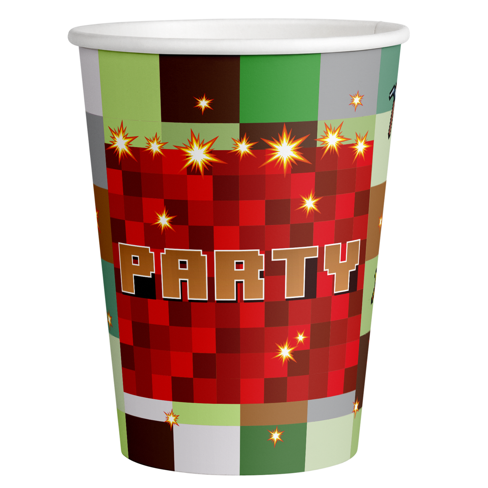 8 gobelets TNT Party de 250 ml