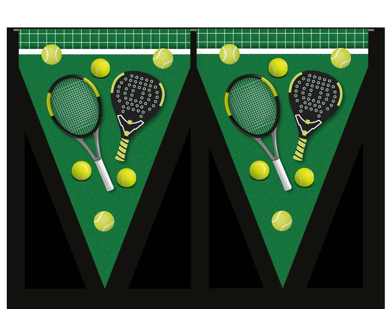 Banderin Tenis and Padel  3 metros