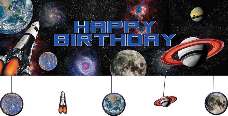 Banner Gigante 152x50cm SPACE BLAST