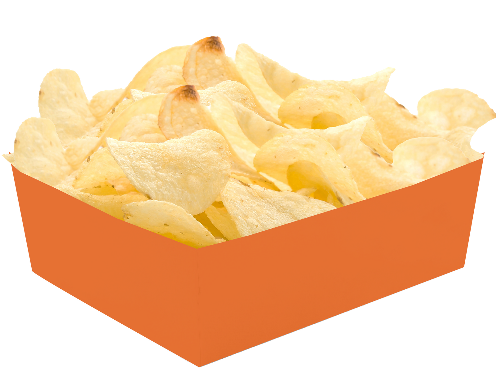 Plateau orange 15 x 11 x 6 cm