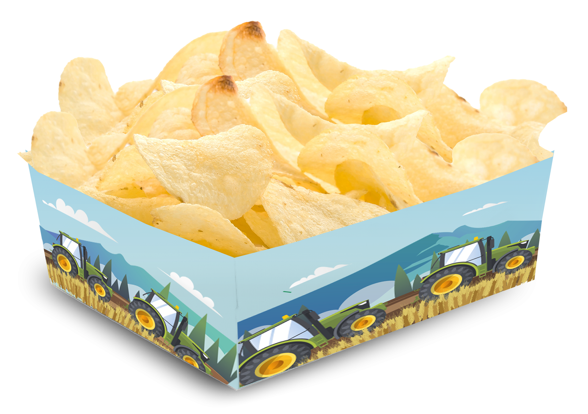 Bandeja Tractor 15 x 11 x 6 cm