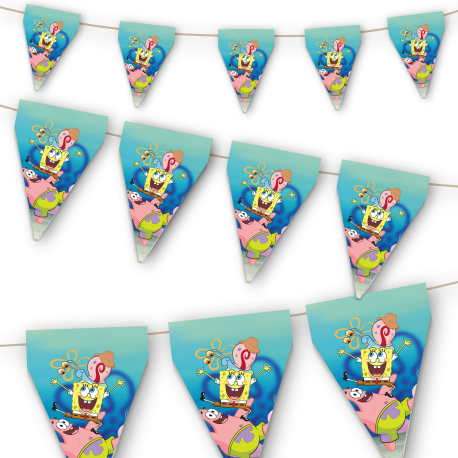Banderin Bob Esponja 3 m