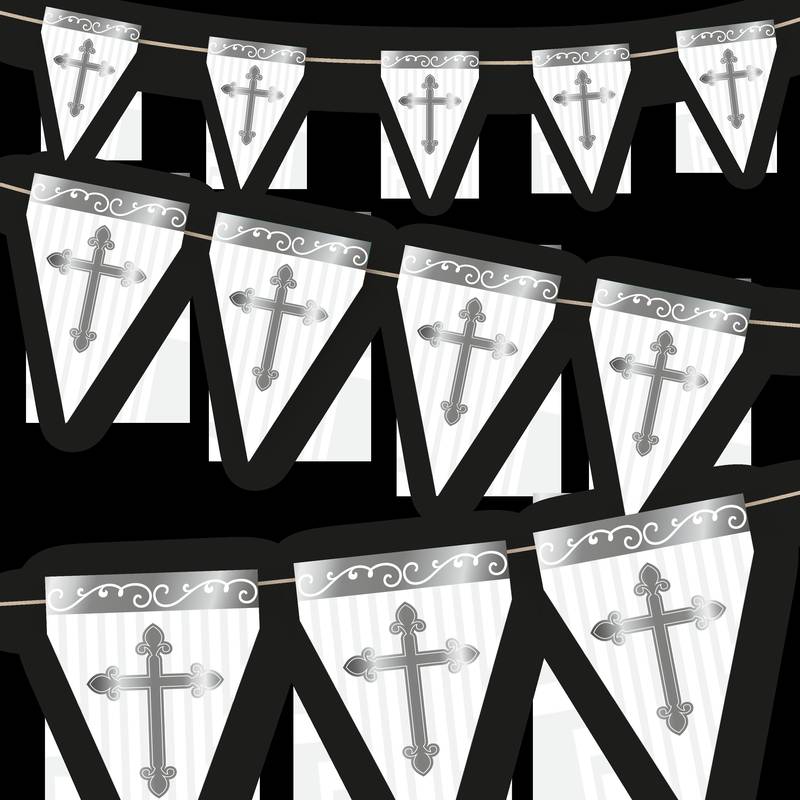 Banderin Divinity Silver 3 metros