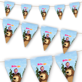 Gagliardetto di Masha e Orso