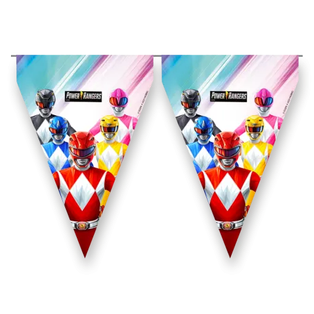 Banderin Power Rangers