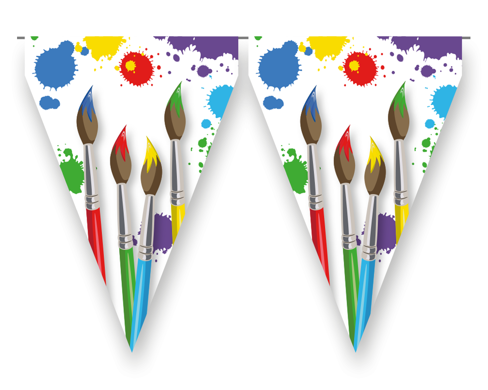 Banderín Art Party 3 metros