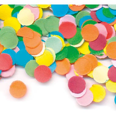 Sachet de 1 kg de confettis multicolores