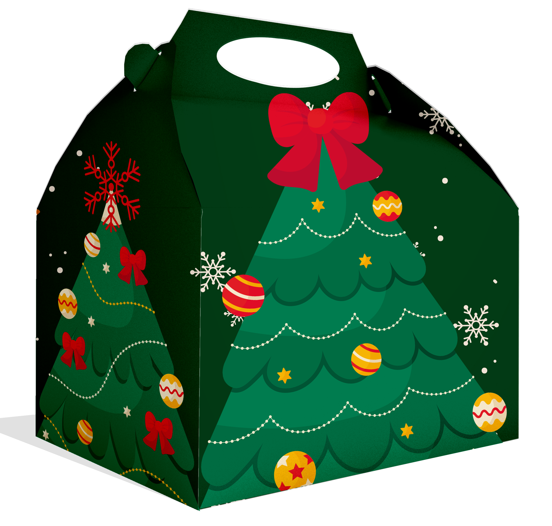 CAJA ARBOL NAVIDAD 20 x 16 x 11 cm