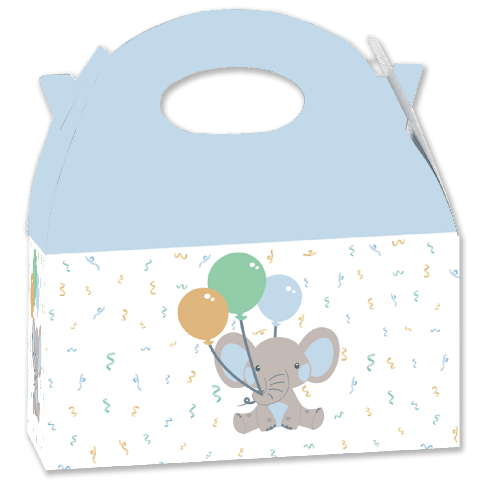 BOÎTE ÉLÉPHANT BLEU 20 x 16 x 11 cm
