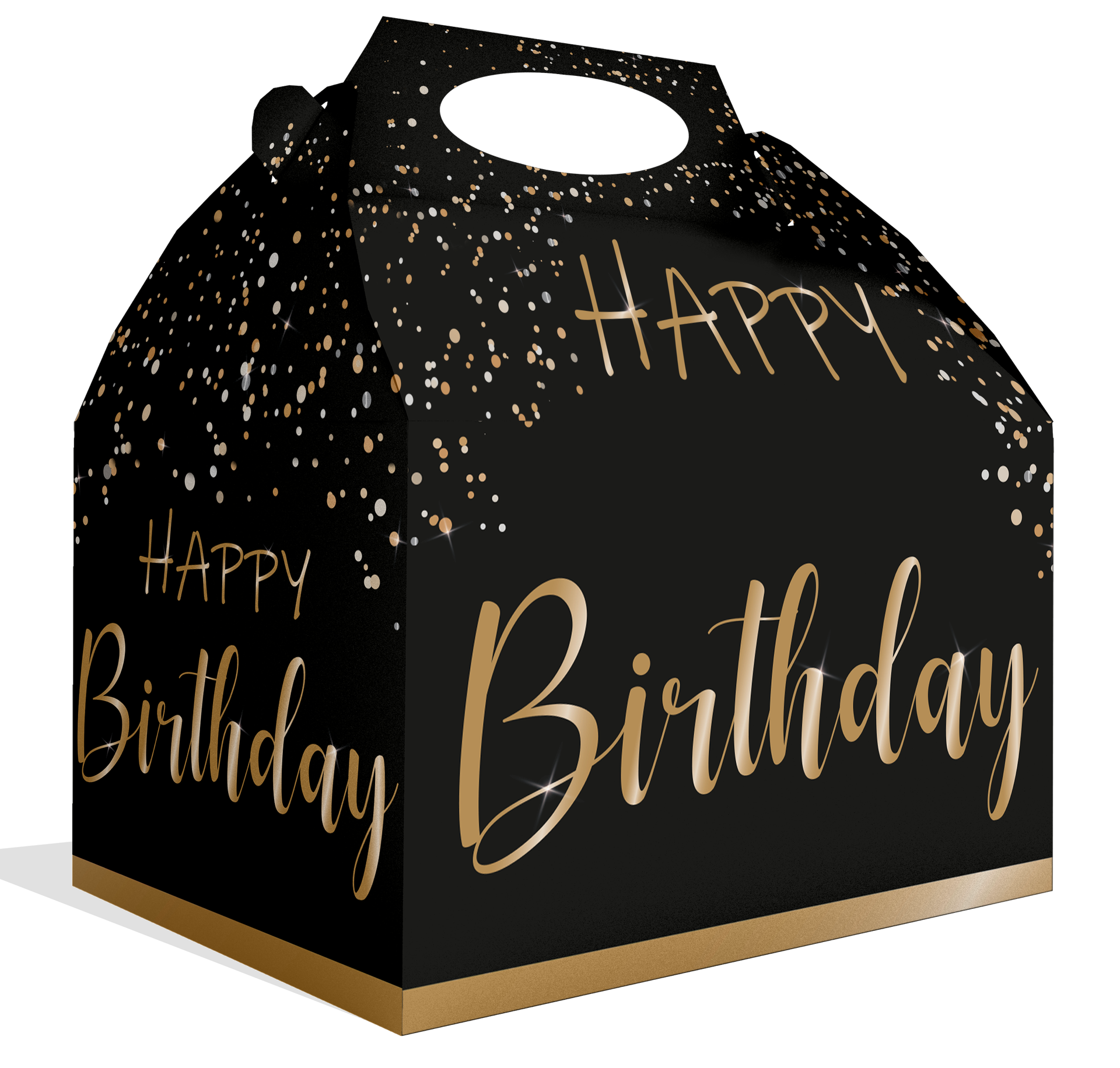 BOÎTE DORÉE ÉLÉGANTE 20 x 16 x 11 cm