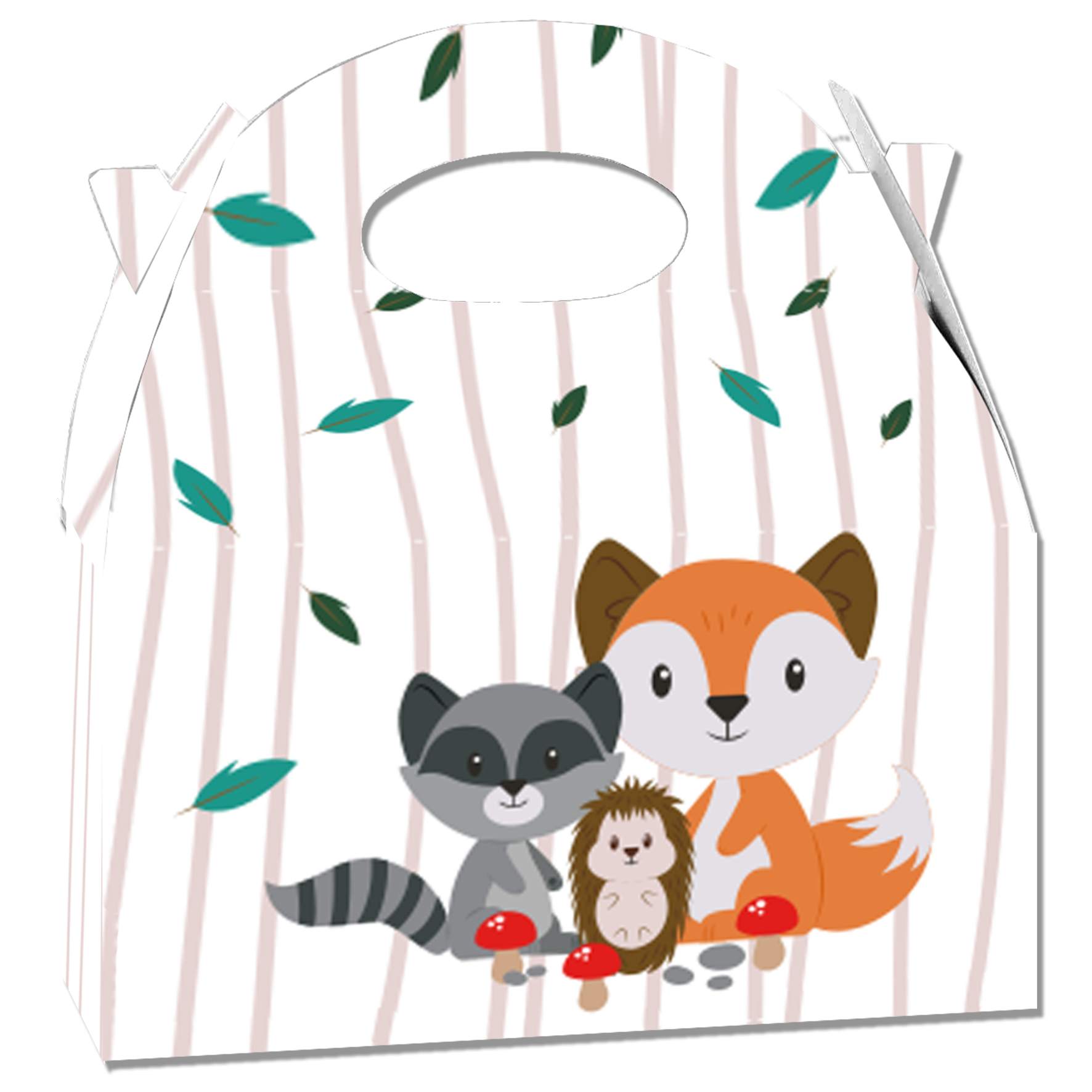 CAJITA FOREST ANIMALS 20 x 16 x 11 cm