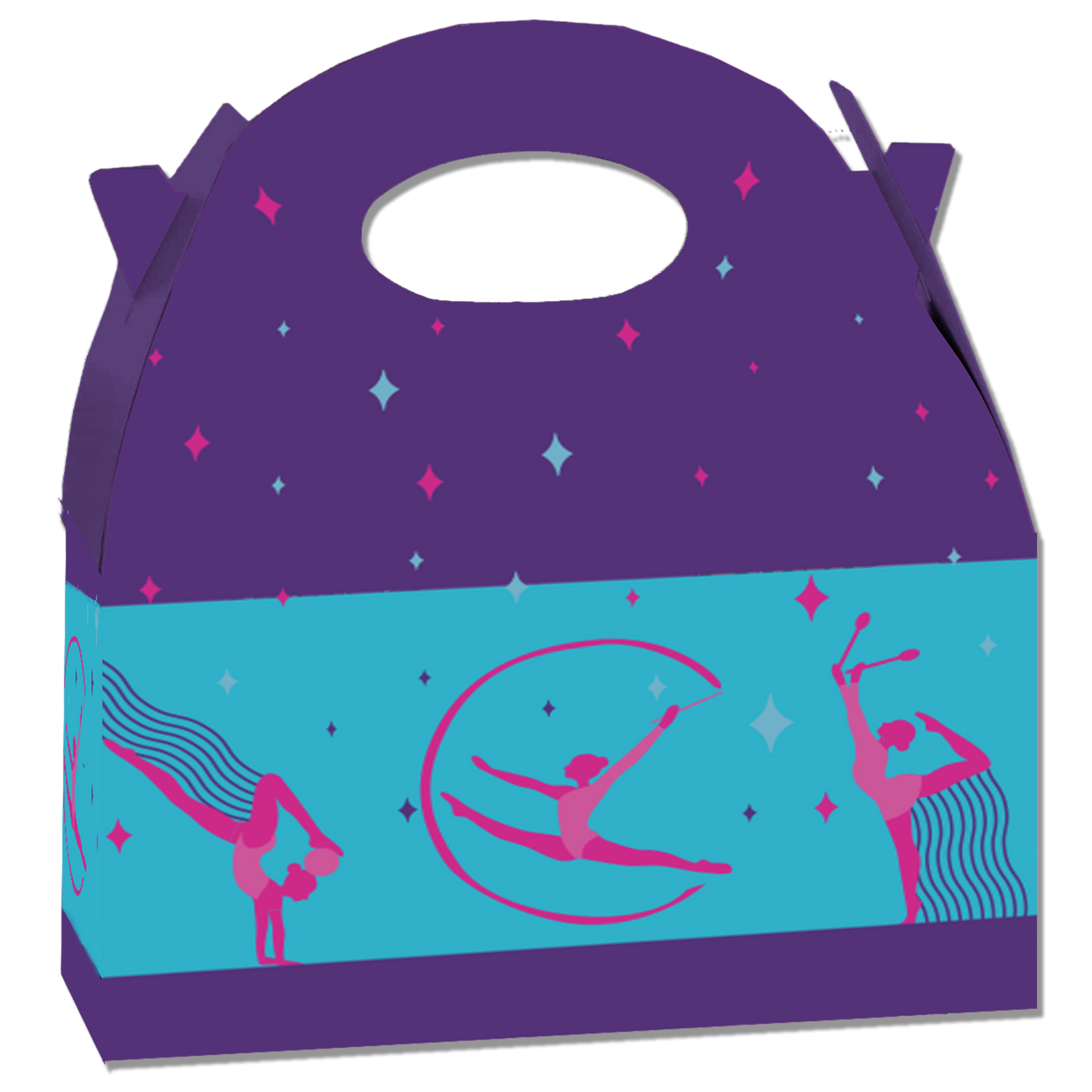 SCATOLA PER FESTA GINNASTICA 20 x 16 x 11 cm