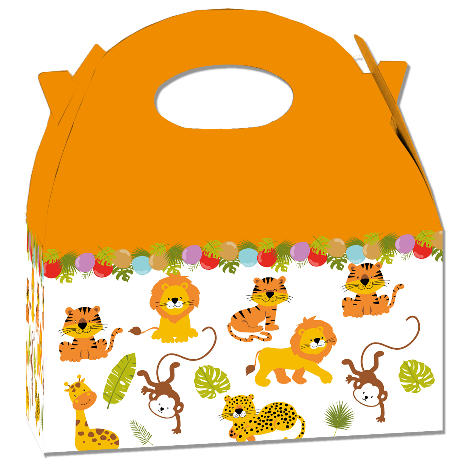 SCATOLA ANIMALI DELLA GIUNGLA 20 x 16 x 11 cm