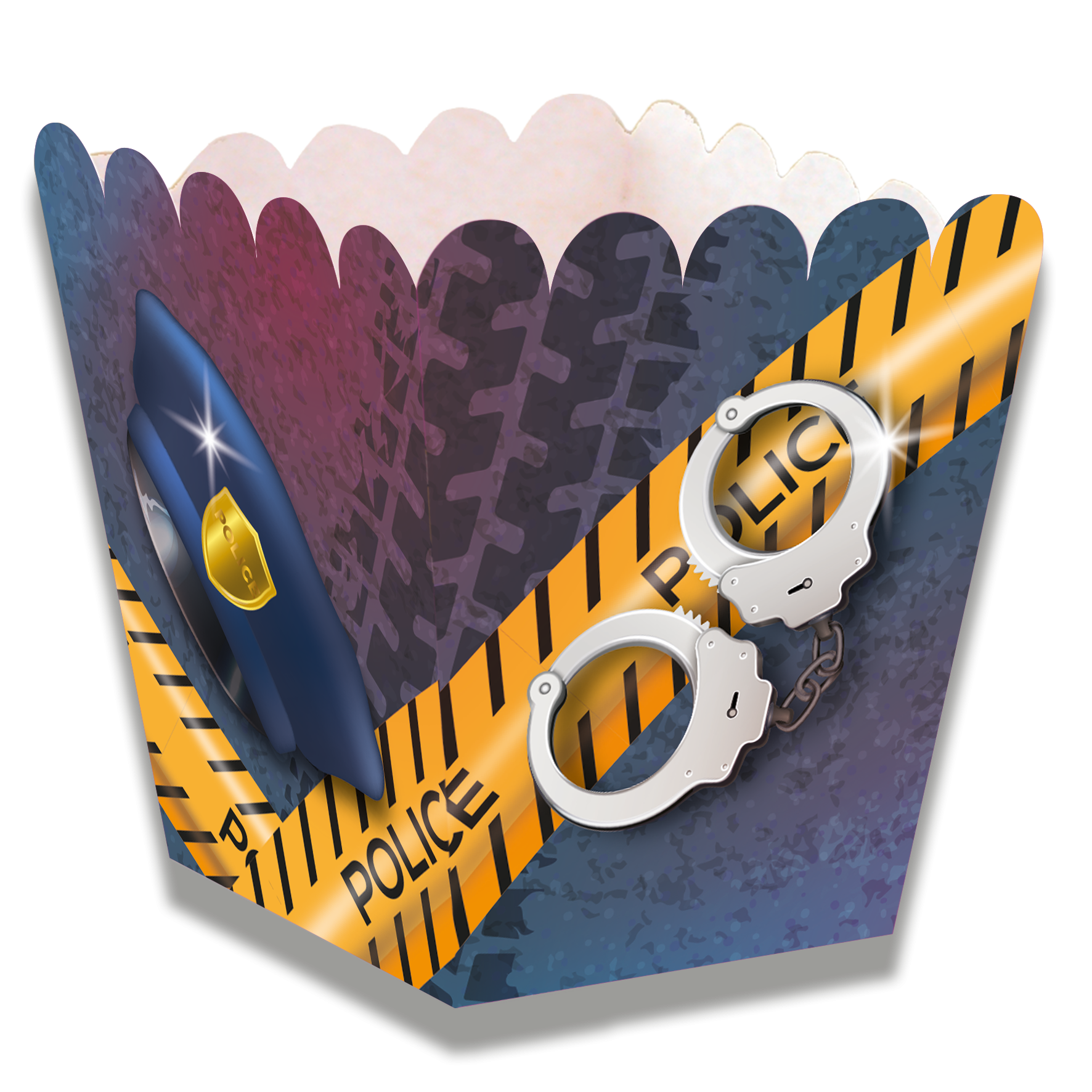 CAJITA POLICE PARTY BAJA 5 x 5 x 7 cm