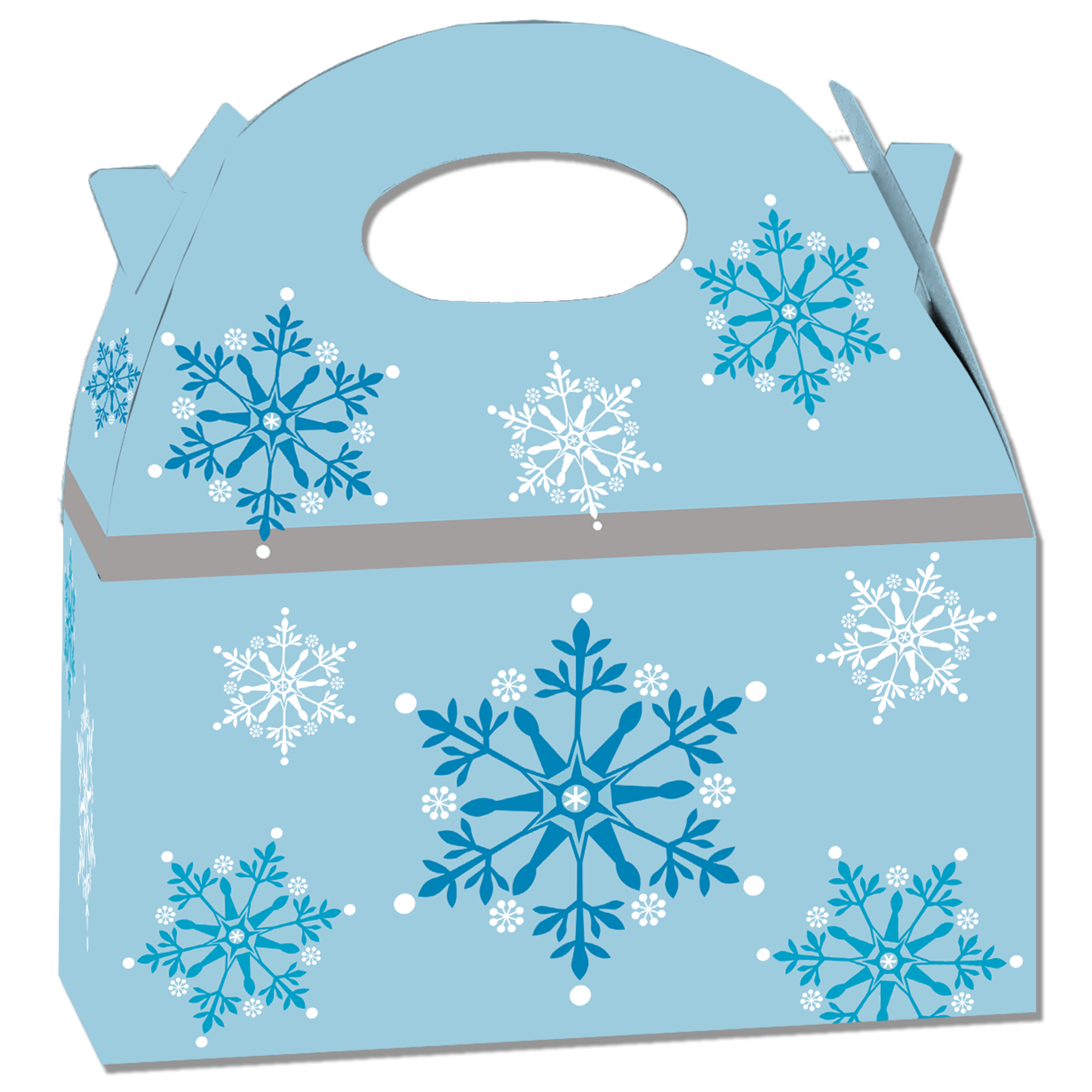CAJITA SNOWFLAKES 20 x 16 x 11 cm