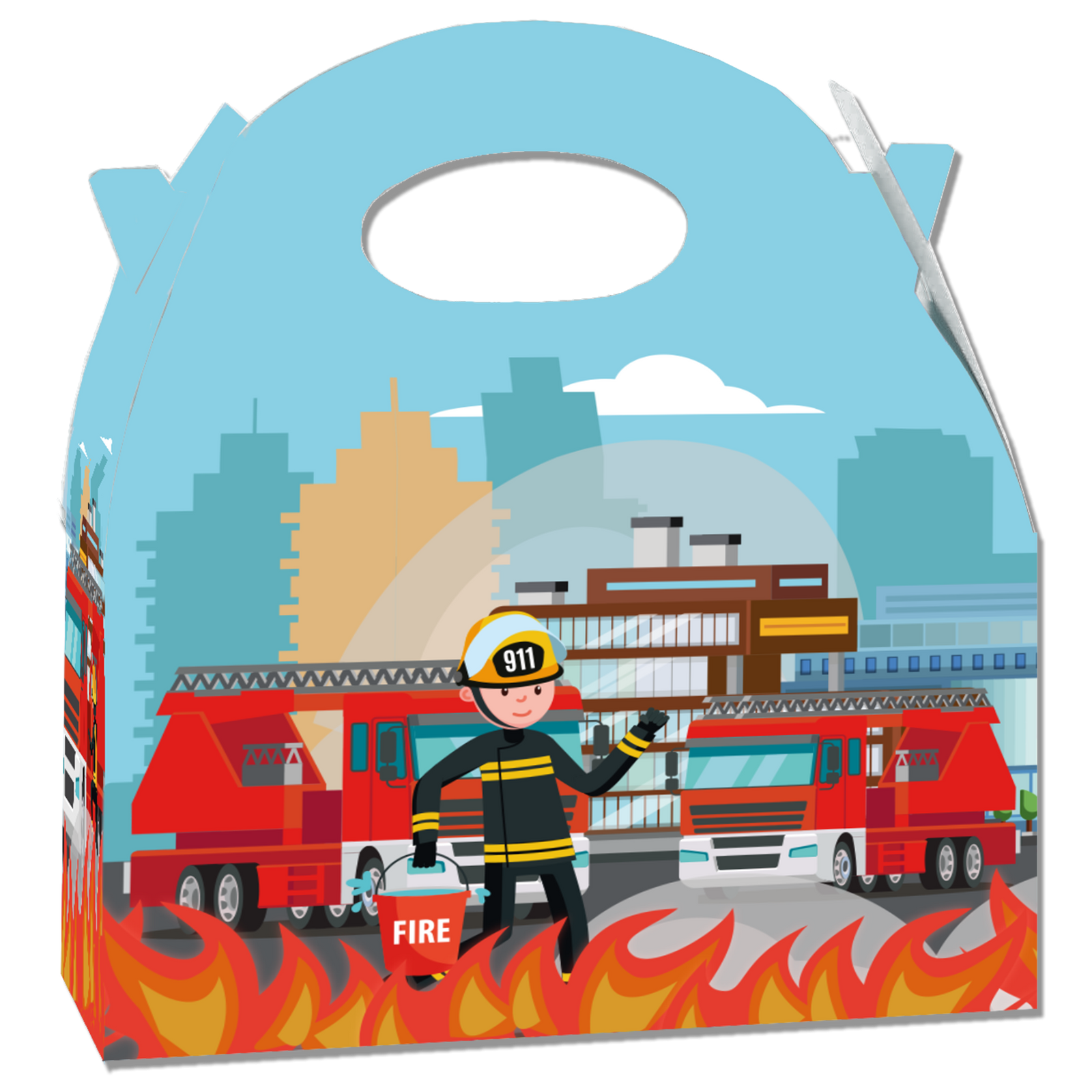 Cajita Flamming Fire 20 x 16 x 11 cm