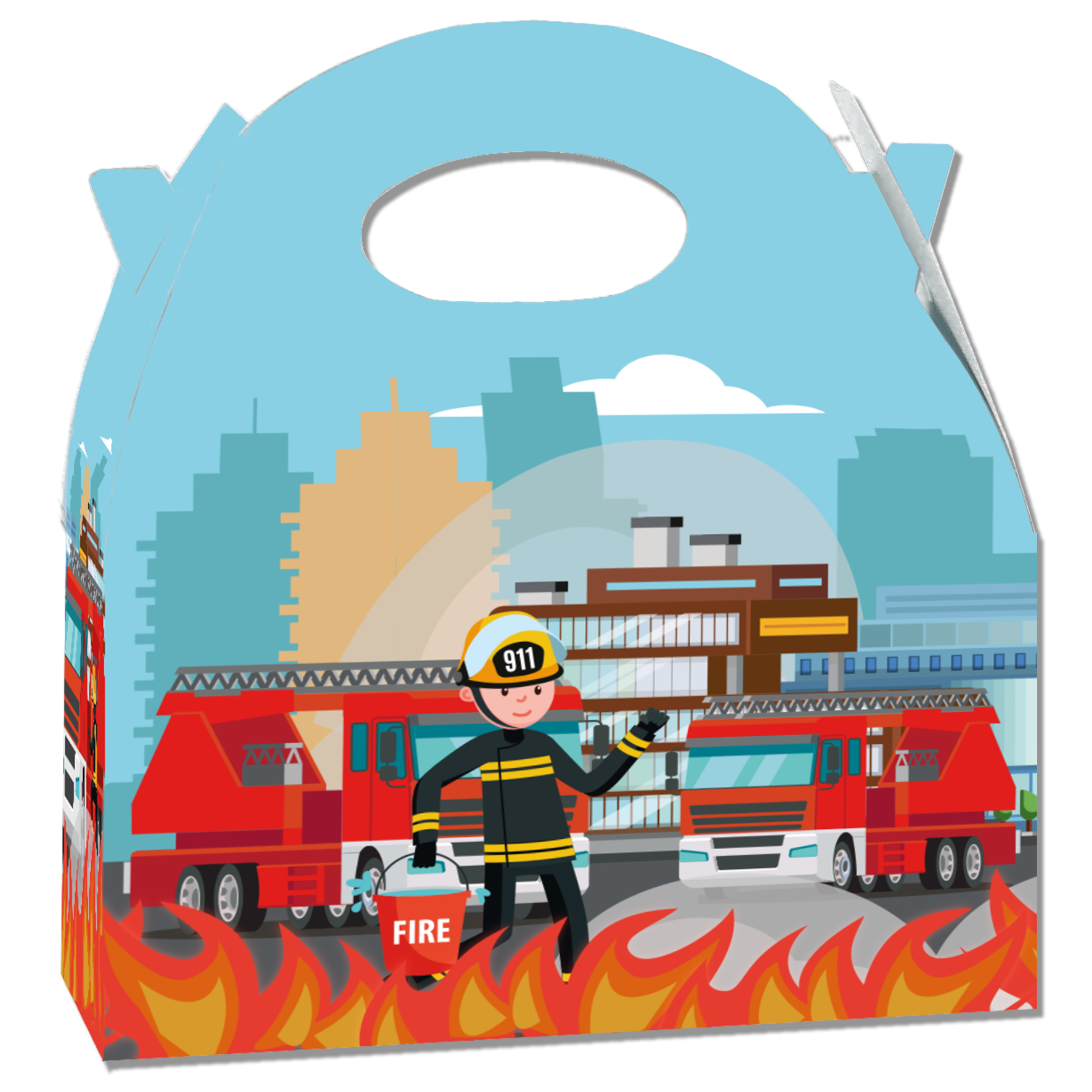 Cajita Flamming Fire 20 x 16 x 11 cm