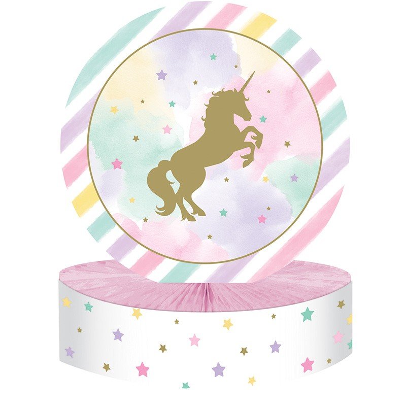 CENTRO DE MESA 30 x 23 CM UNICORN SPARKLE