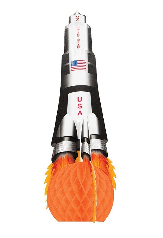 CENTRO DE MESA 34 x 13 CM ASTRONAUTA