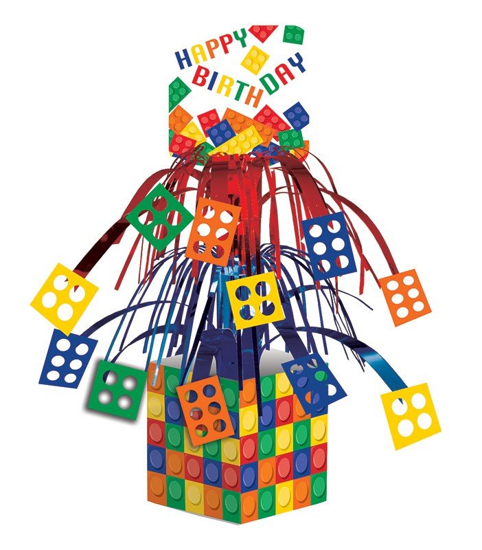 CENTRO DE MESA CASCADA 36,8 CM BLOCK PARTY