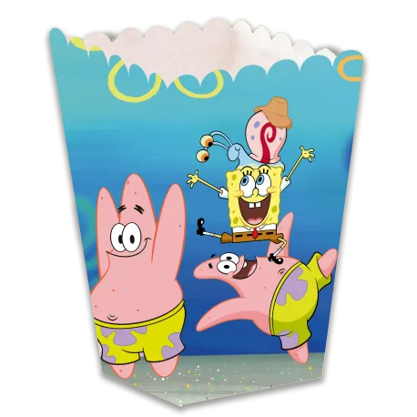 Cajita Alta Bob Esponja 5 x 5 x 12 cm