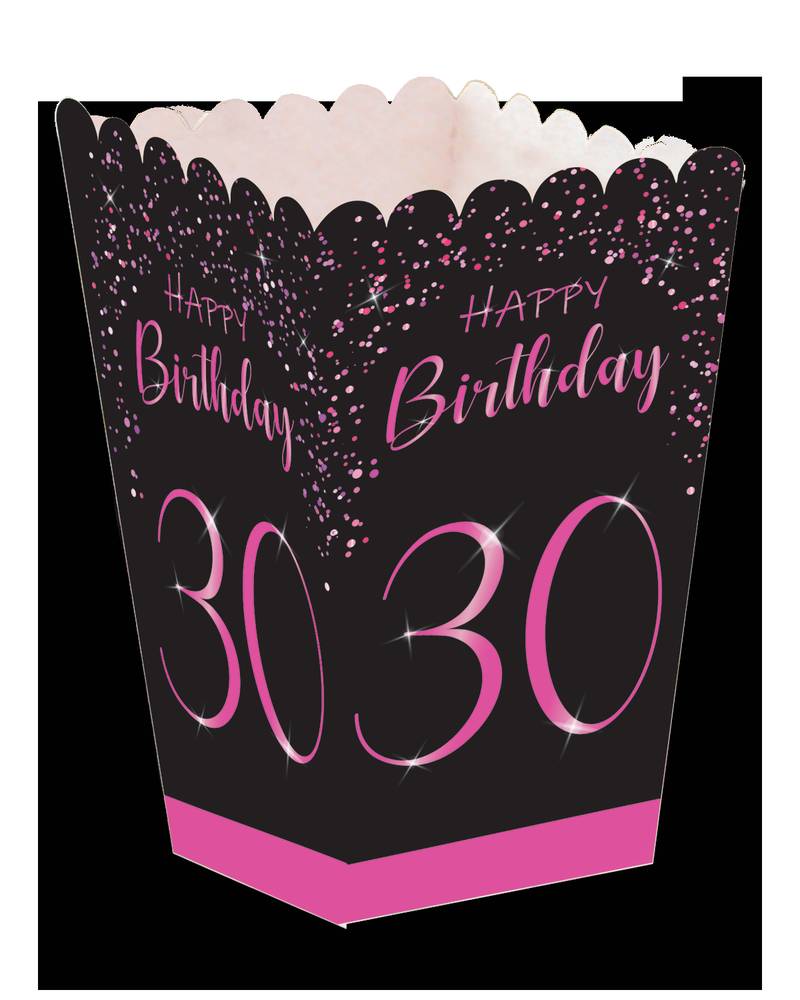 Cajita Alta Elegant Pink 30 años 12 x 5 x 5 cm