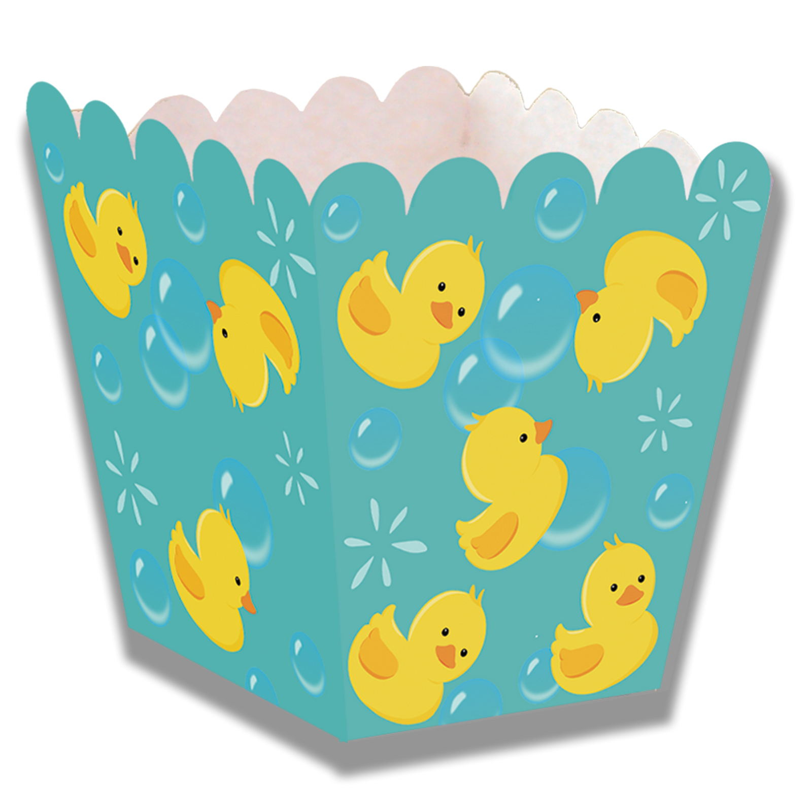 Boîte basse pour bain moussant 5 x 5 x 7 cm