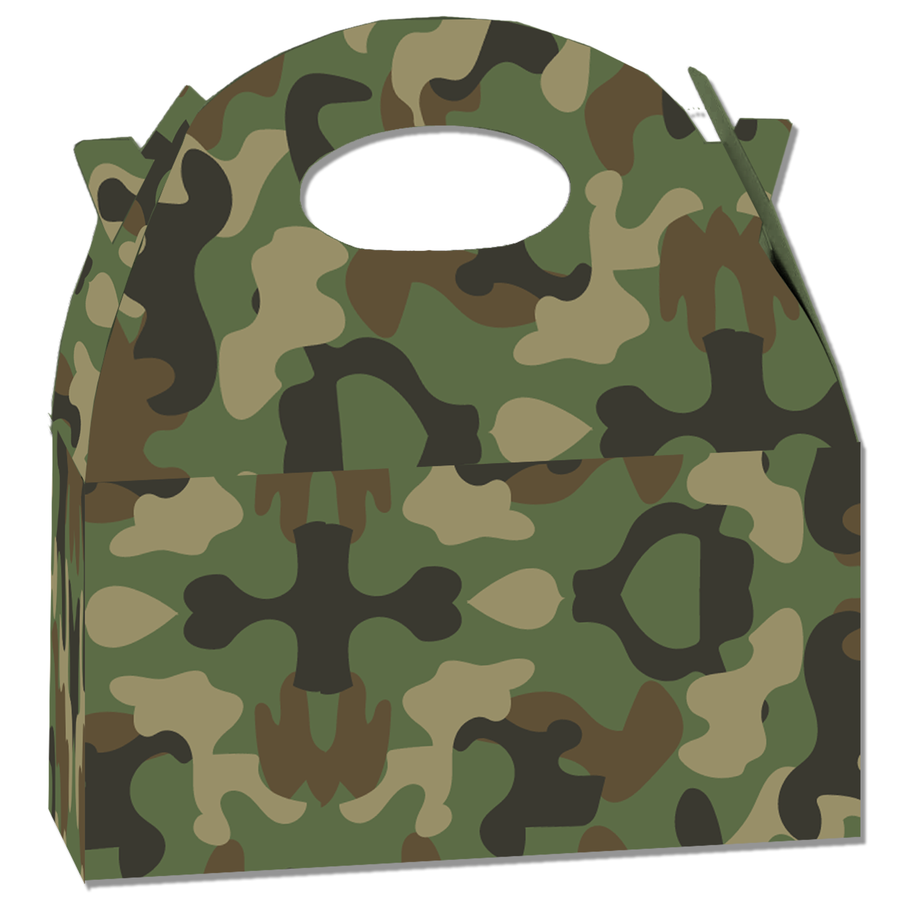 Cajita Camuflaje 20 x 16 x 11 cm