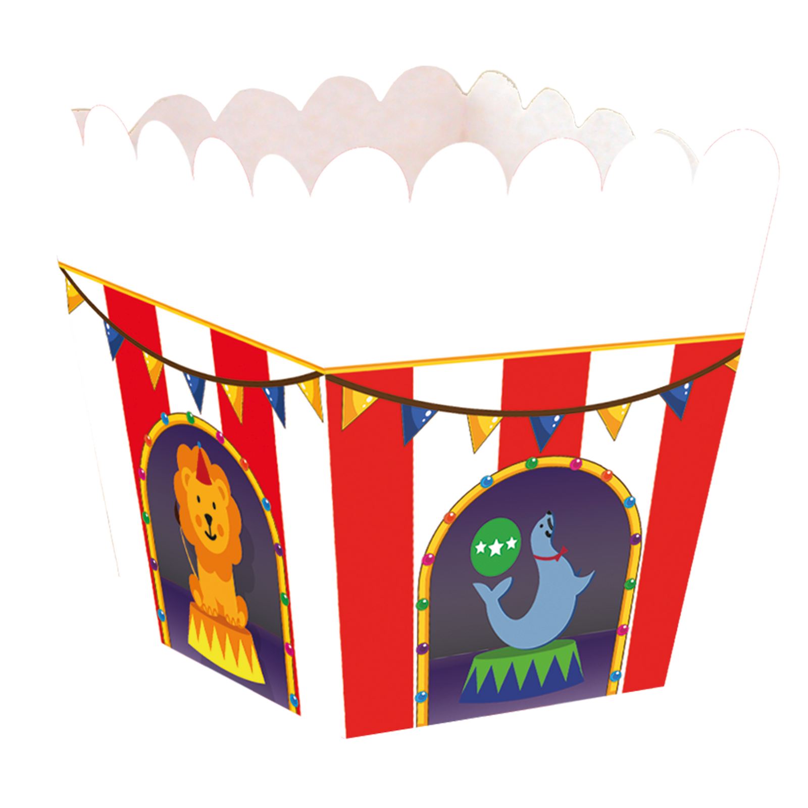 Petite boîte de cirque 5 x 5 x 7 cm