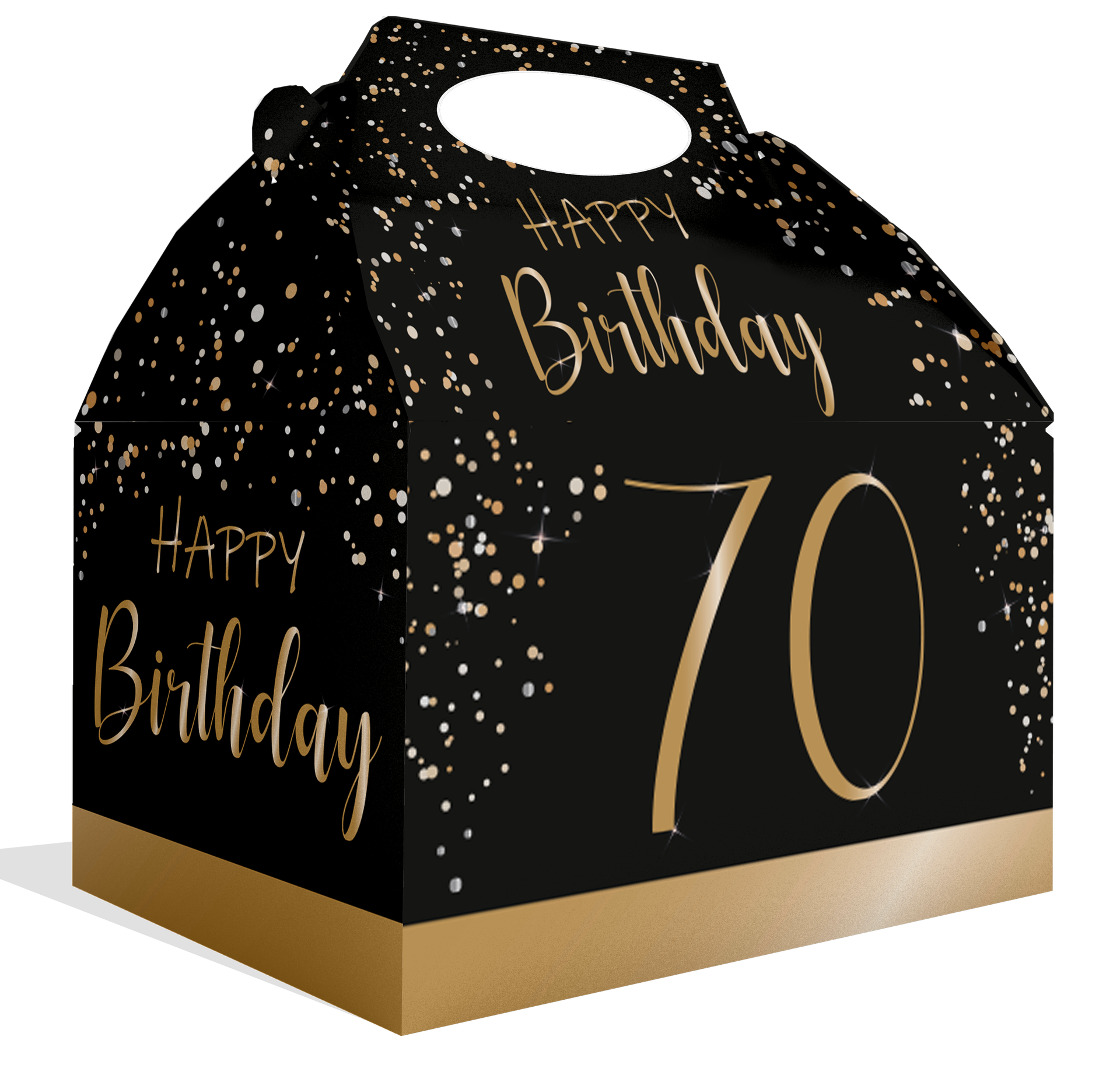 Cajita Elegant Negro 70 Años