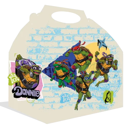 Cajita Tortugas Ninja 20 x 16 x 11 cm