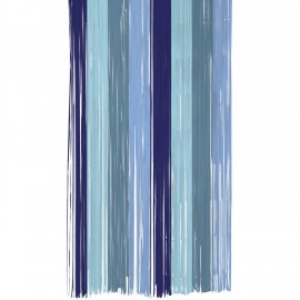 Rideau de fête bleu 2x1m