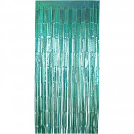 Rideau de fête turquoise scintillant 2 x 1 m