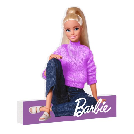 Figurine Barbie en polystyrène 30 x 20 cm