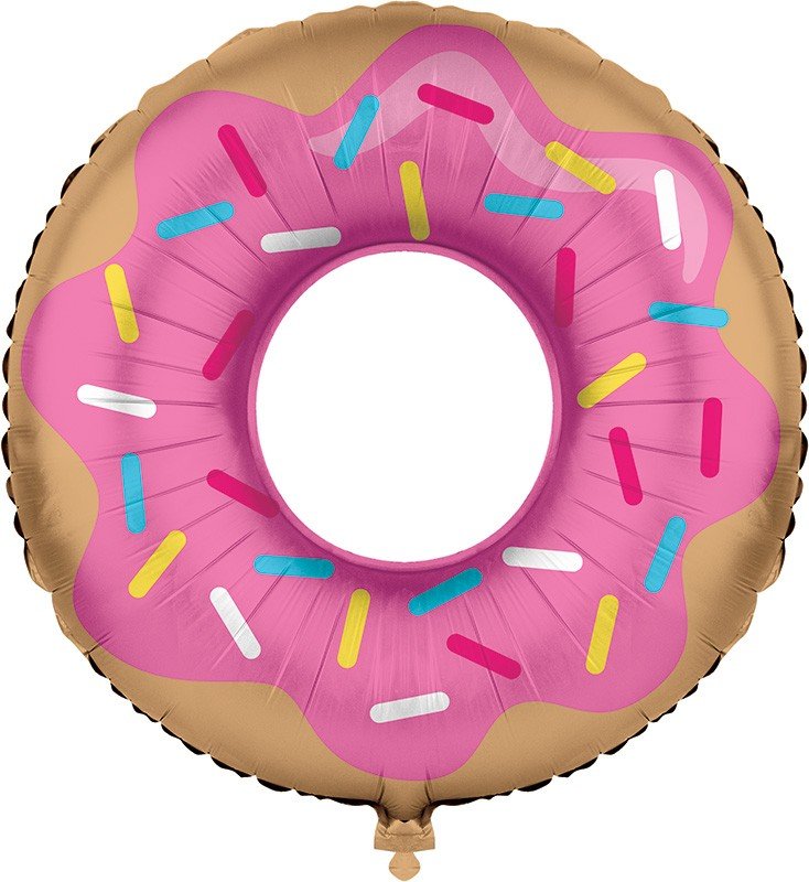 GLOBO FOIL 30 DONUT  TIME