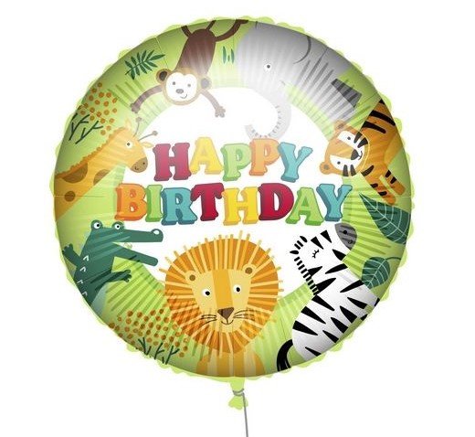 GLOBO FOIL 46 CM JUNGLE