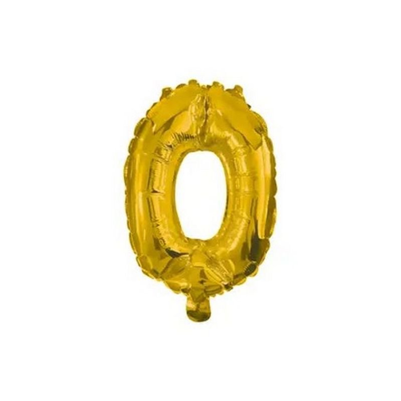 PALLONCINO ORO NUMERO 0 DA 32 CM