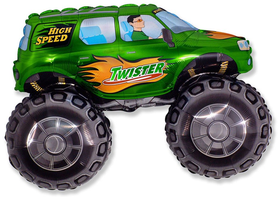 Globo Big Wheels Green 96 x 68 cm