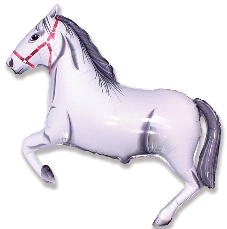 Globo Caballo Blanco 107 x 75 cm