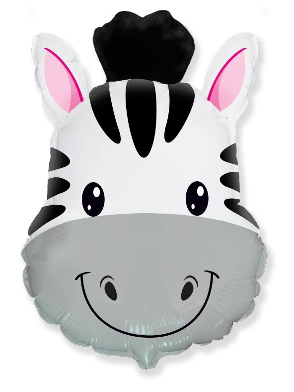 Globo Cabeza Zebra 56 cm