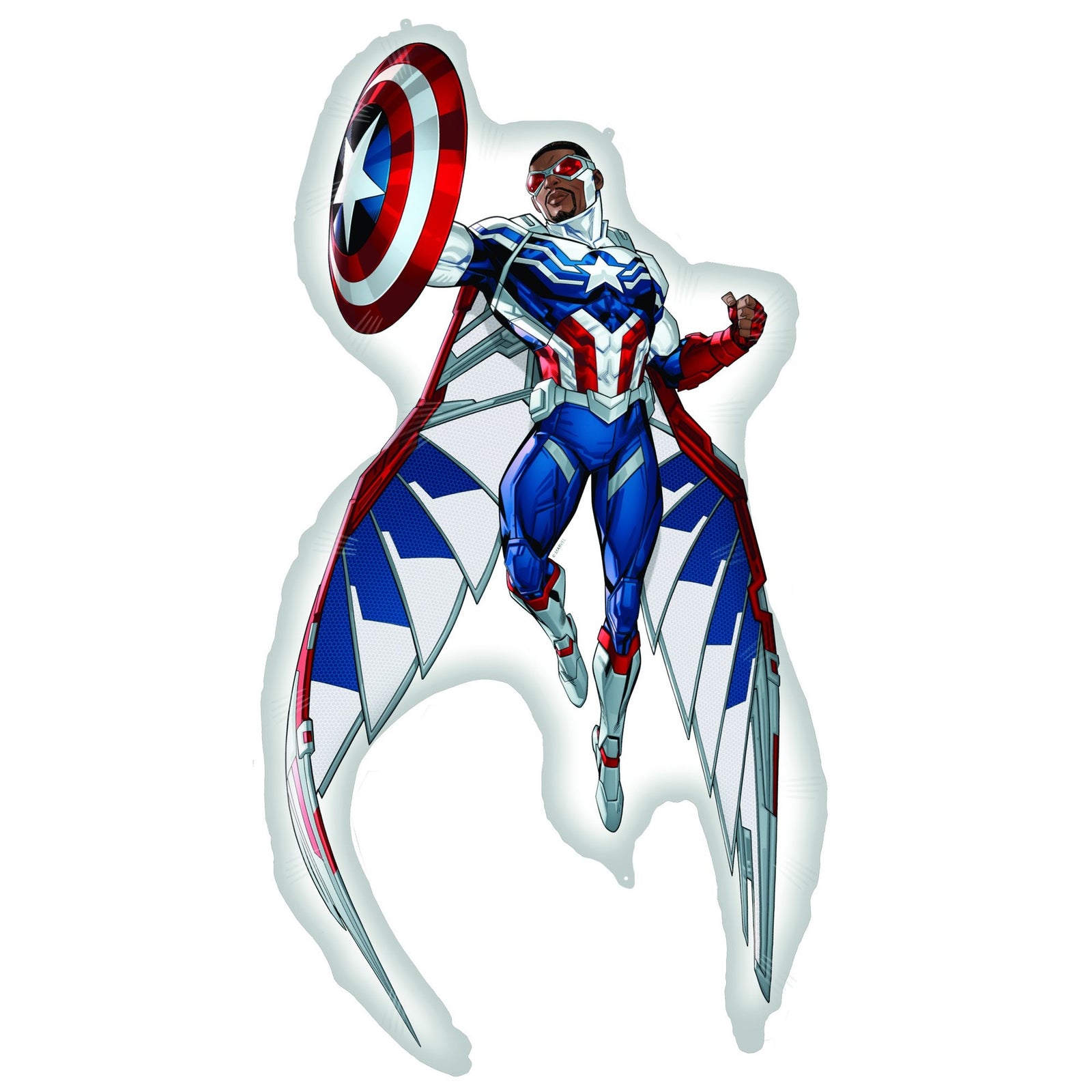 Palloncino Capitan America Sam Wilson 62 x 93 cm