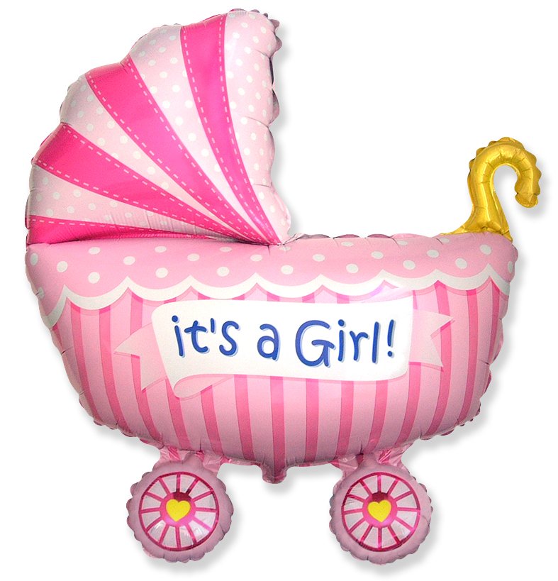 Globo Carrito Girl 89 x 74 cm
