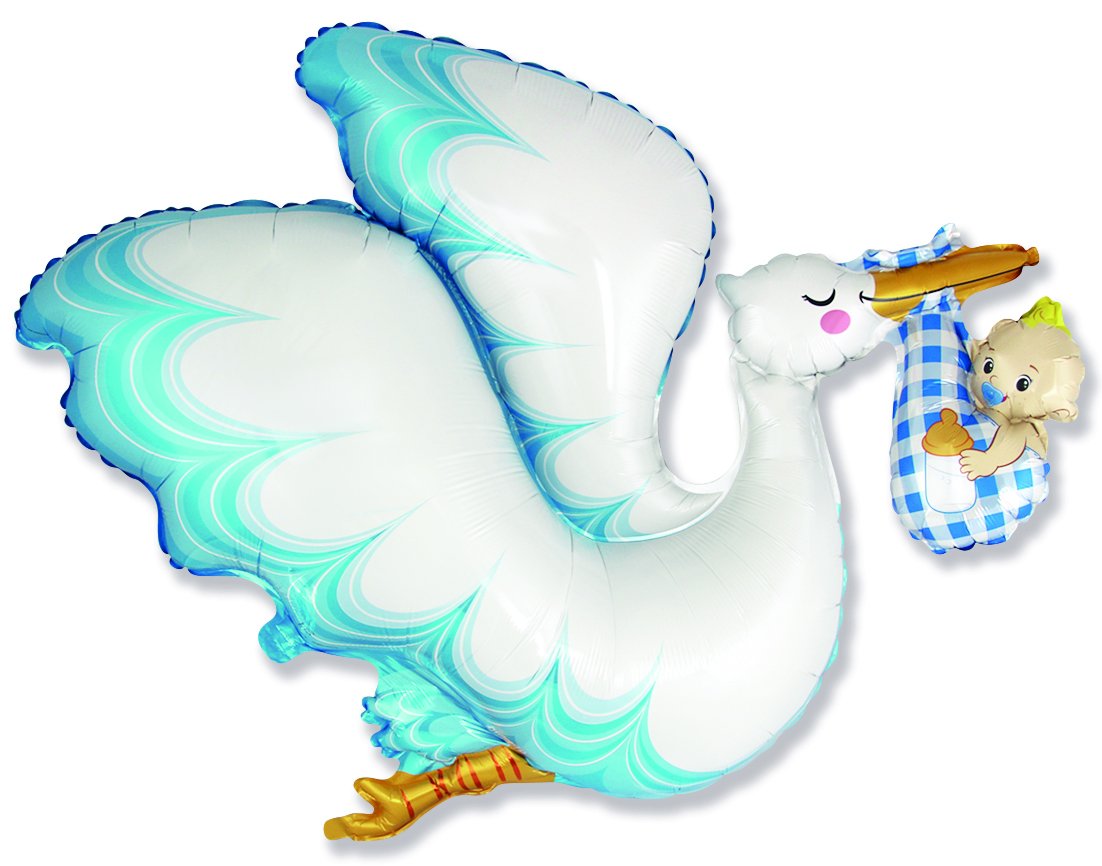 Globo Cigueña Boy 96 x 80 cm