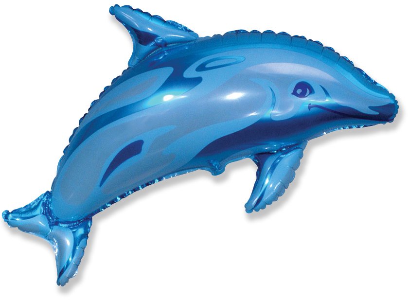 Globo Delfin Azul 96 x 70 cm