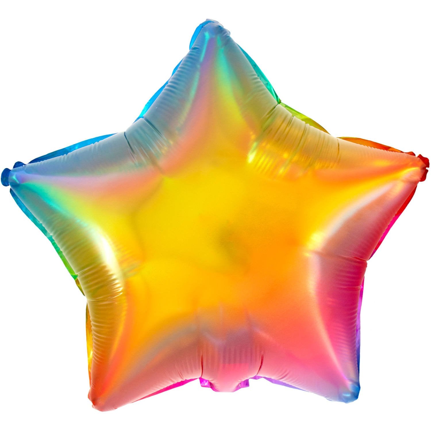 Palloncino a forma di stella arcobaleno in lamina da 48 cm