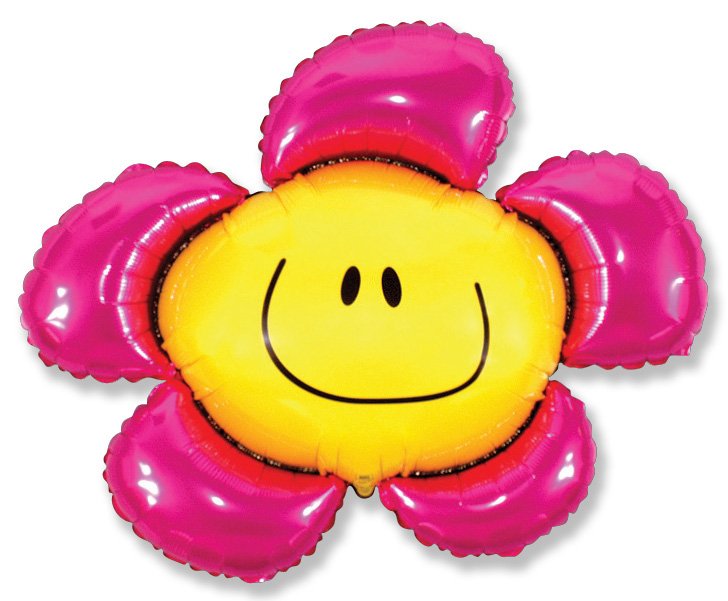 Globo Flor Rosa 102 x 88 cm
