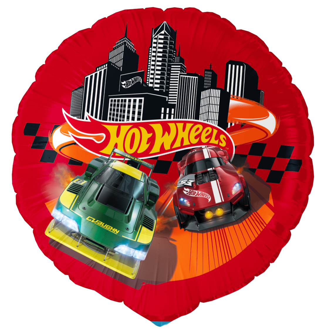 Ballon rond en aluminium Hot Wheels 46 cm