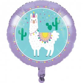 Festa a tema lama con palloncini in alluminio