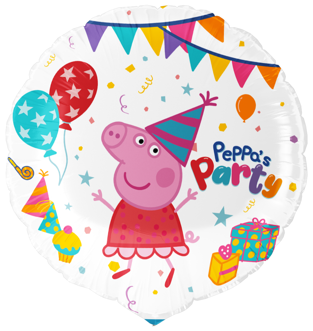 Globo Foil Peppa Pig Redondo 46 cm